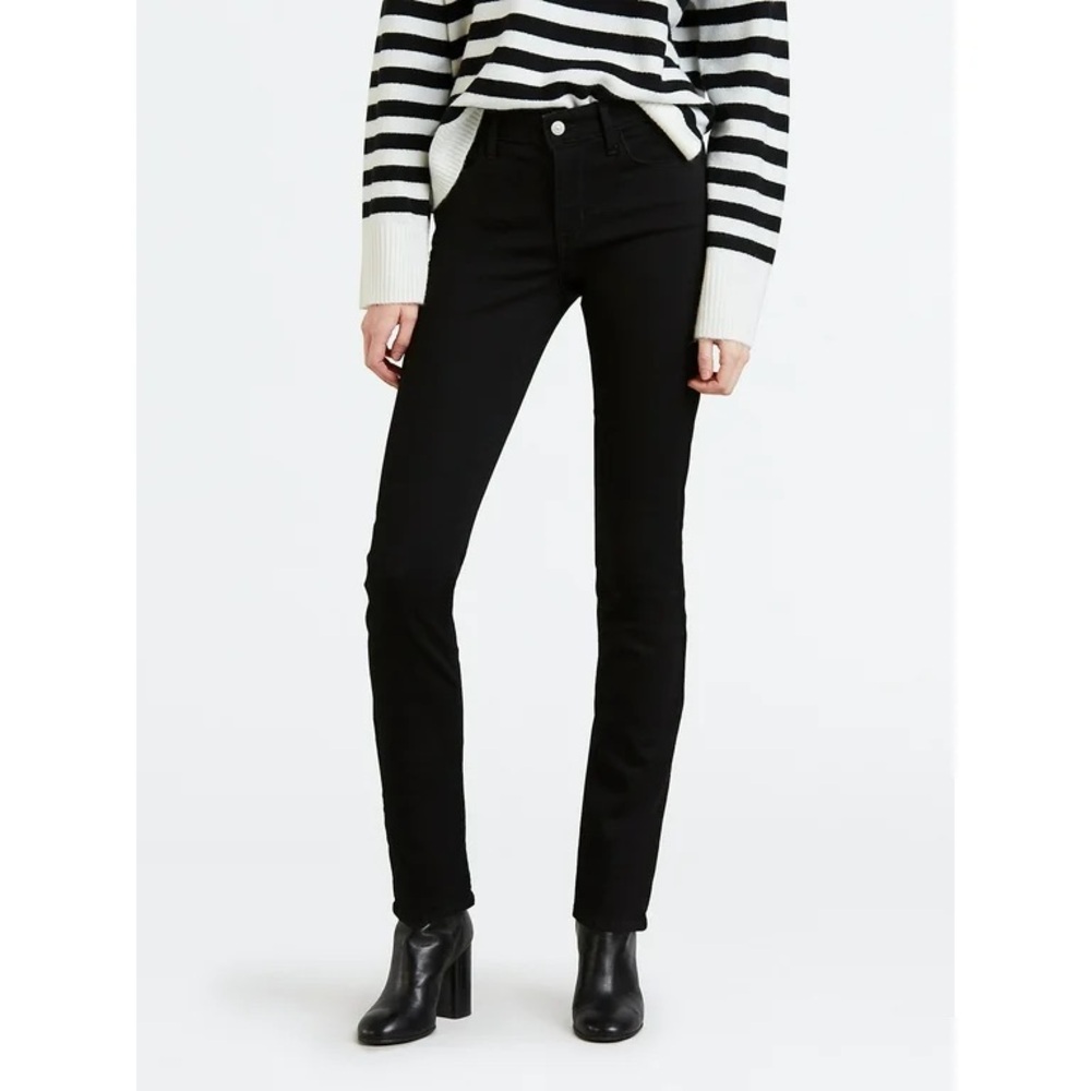 Levi's Original Women's Classic Modern Mid Rise Skinny Jeans in Black